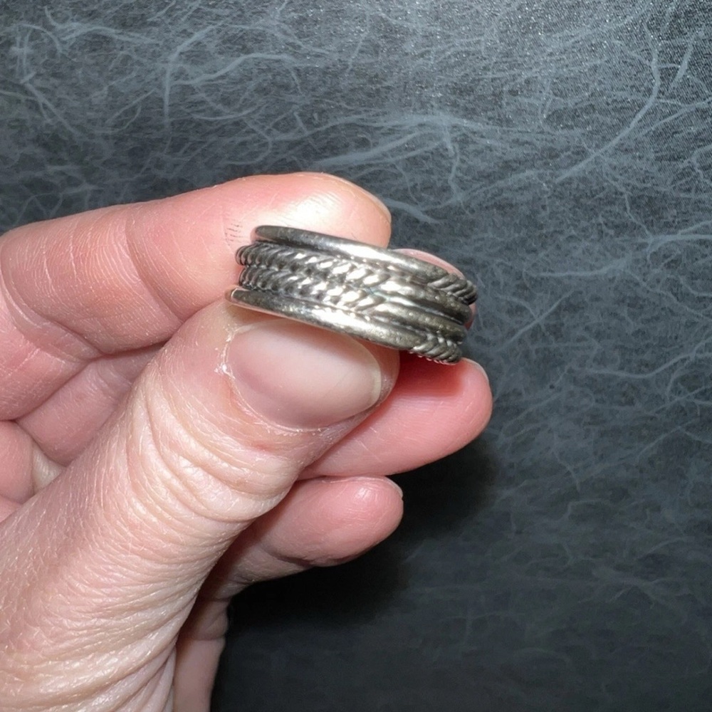 David Yurman Gold and Silver Twisted Ring - Picture 5 of 5